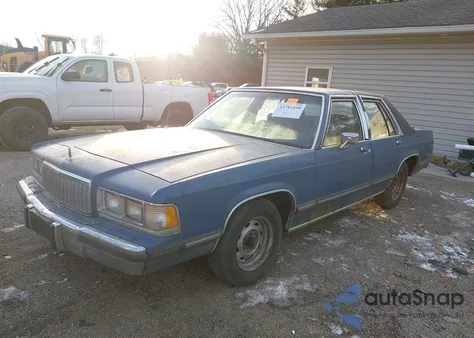 1989 Mercury Grand Marquis Gs from USA, damaged, VIN 2MEBM74F0KX724293